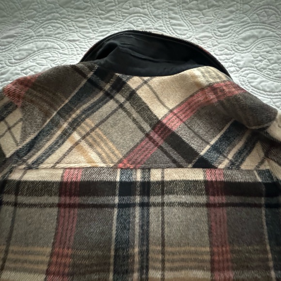 Soft Flannel Plaid Coat - Never worn, excellent condition - Picture 9 of 10